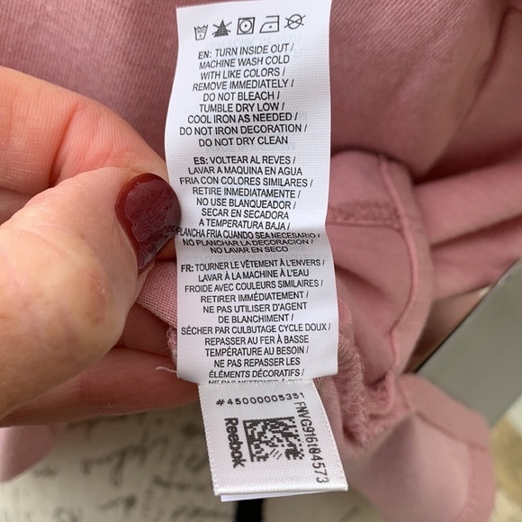 REEBOK Zephyr Heather Relaxed Glow Crop Tee - Picture 12 of 14